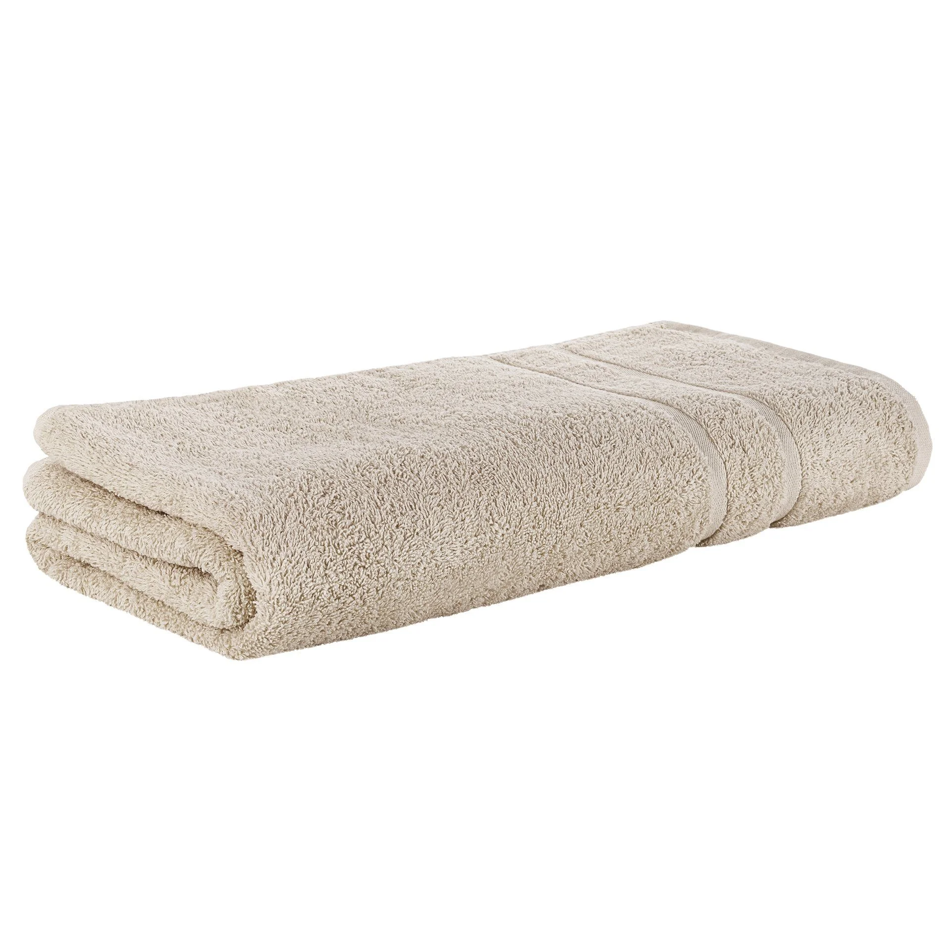 STICKANDSHINE Frottee-Handtücher – Farbe Sand / Creme, 100% Baumwolle, 500 g/m²